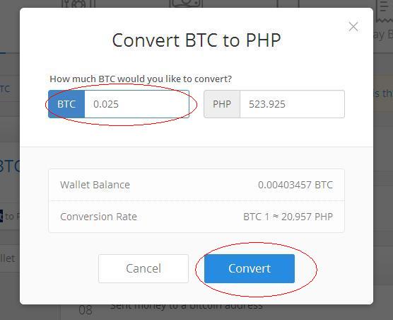 Bitcoin to Pesos