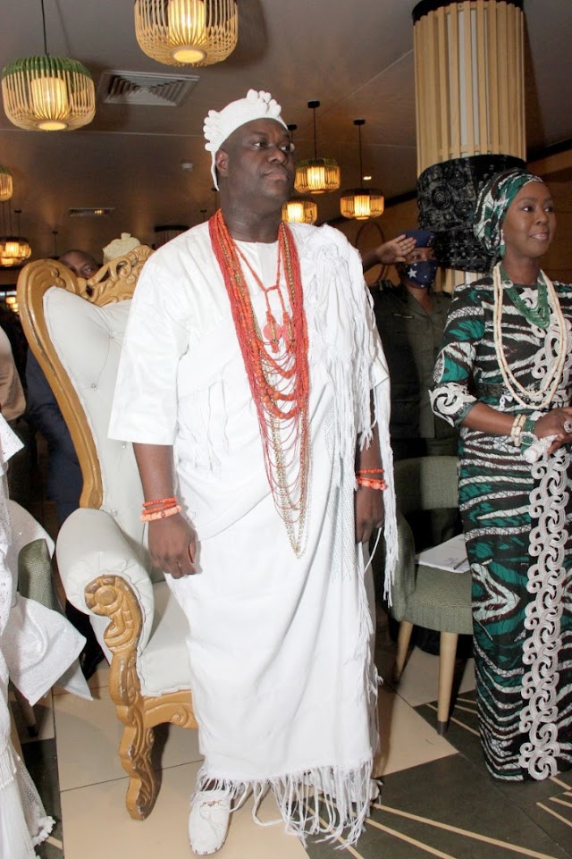 See How the Ooni of Ife Stepped Out In Style