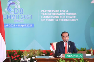 Presiden Jokowi Dorong D-8 Berkontribusi Besar Dalam Penanganan Pandemi Global