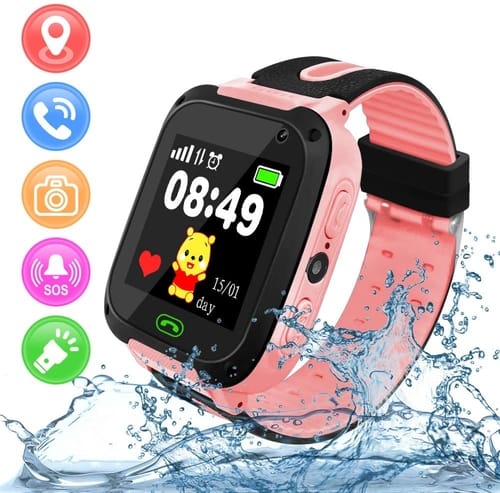 FILDANCO Waterproof GPS Tracker Kids Smartwatch