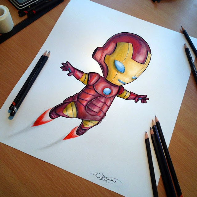 dibujos hiperrealistas hechos con lápices de colores