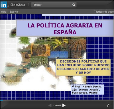 https://es.slideshare.net/algargos/poltica-agraria-en-espaa-presentation