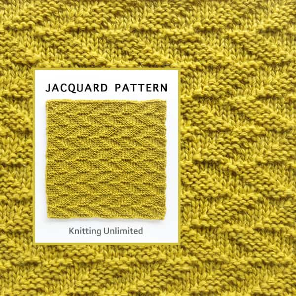 🧶 Jacquard Knit Purl block 29 🆓 Knitting Unlimited