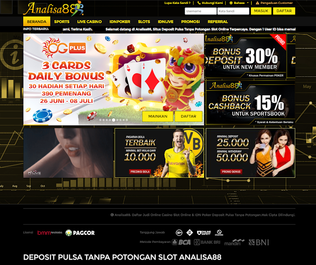 ANALISA88 | DEPOSIT PULSA | DEPOSIT VIA PULSA | DEPOSIT OVO | DAFTAR JUDI OVO | TANPA POTONGAN | TANPA BIAYA | DEPOSIT IDN PAKAI PULSA | DAFTAR IDN PAKAI OVO | TAHUN 2021