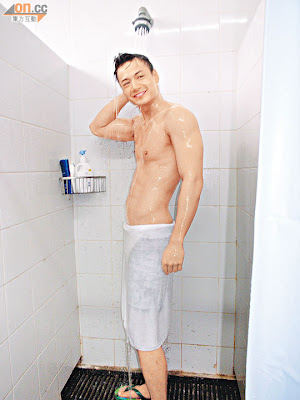 Him Law in Shower