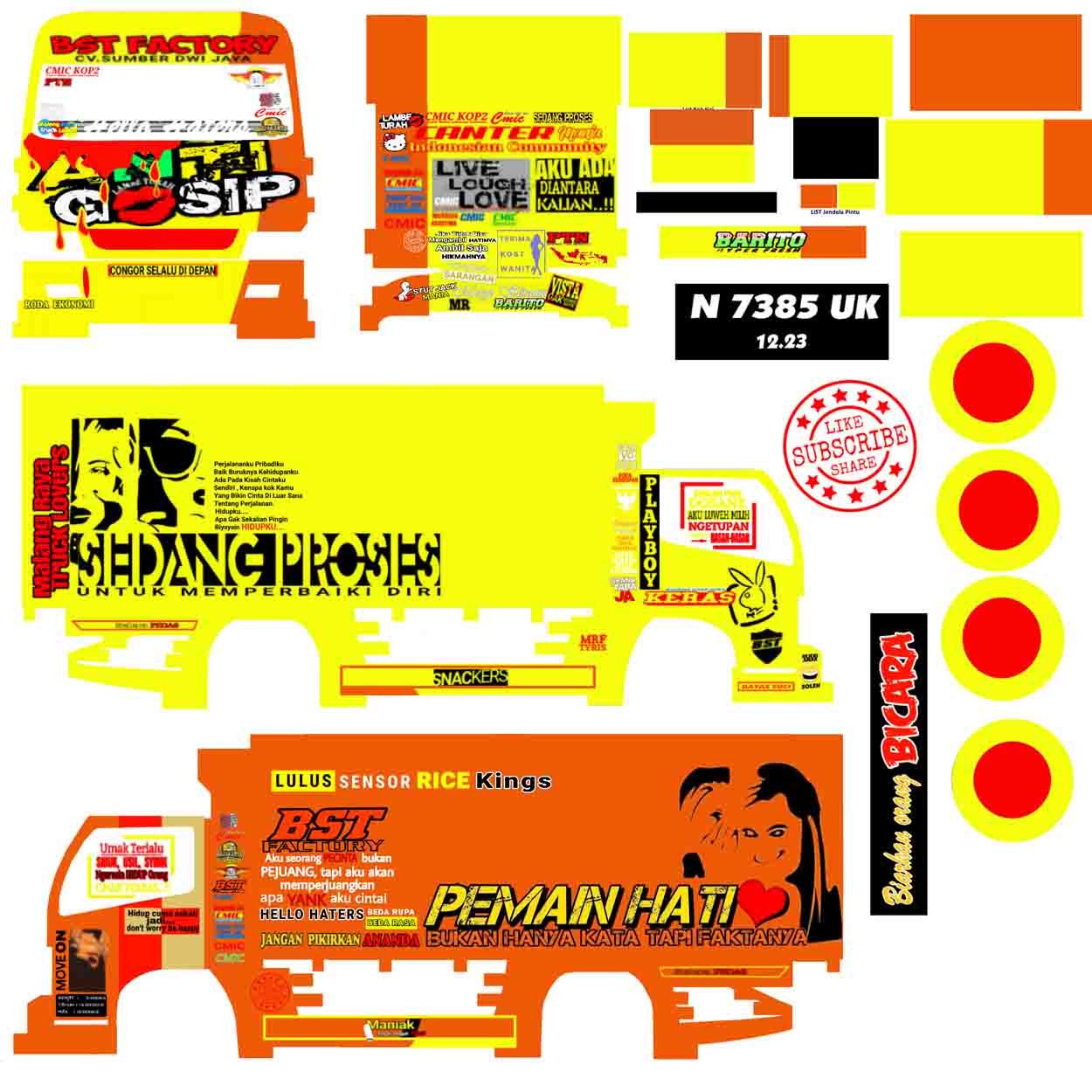 livery bussid anti gosip jernih