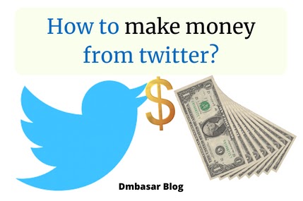 How to make money from twitter? 