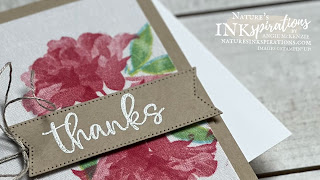 Perfect Pomegranate Customer Thank You Card (banner) | Nature's INKspirations by Angie McKenzie