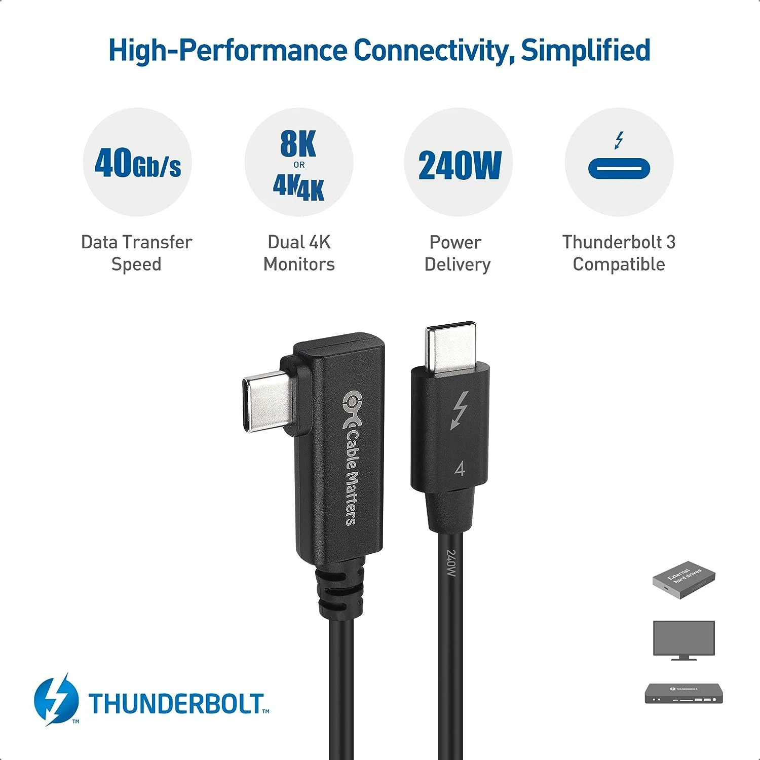 Unlock Fast Charging with Cable Matters Thunderbolt 4 Cable - A Review and Guide"