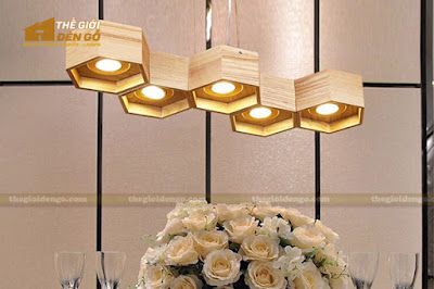 Thế Giới Đèn Gỗ - 8 mẫu đèn trang trí gỗ cho phòng ăn đẹp lung linh 19