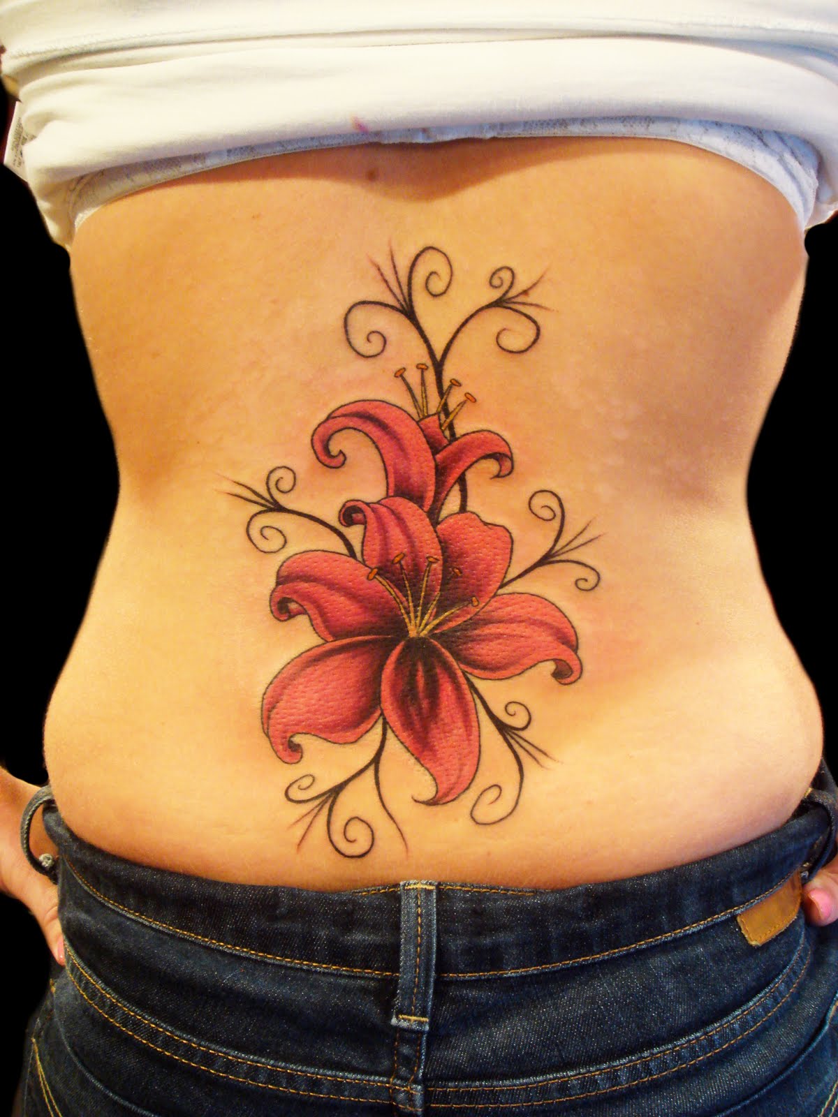 flower tattoos for girls