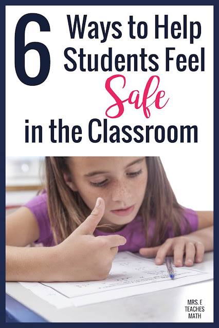 These ideas and tips for creating a safe classroom environment will help your classroom management and students will be ready and able to learn.