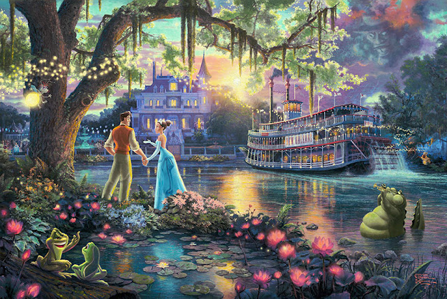 amazing Disney paintings by Thomas Kinkade