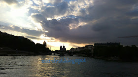 Seine River Cruise Paris Notre Dame Sunset