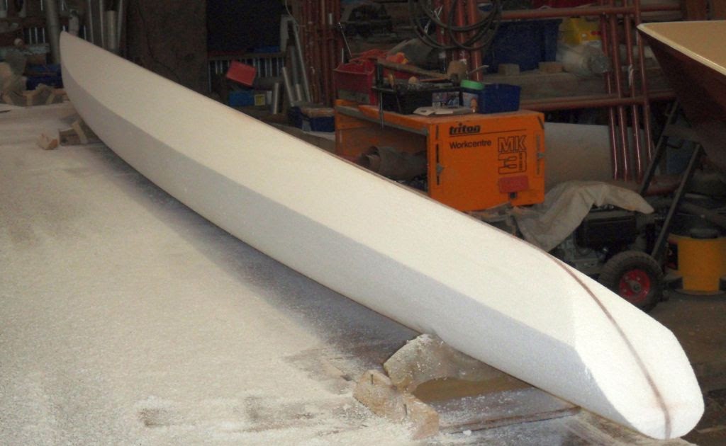 Outrigger Sailing Canoes: Ama shaping