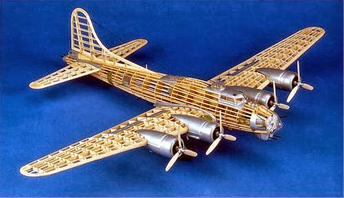 Balsa airplane models appeal to both the young and the “young at 