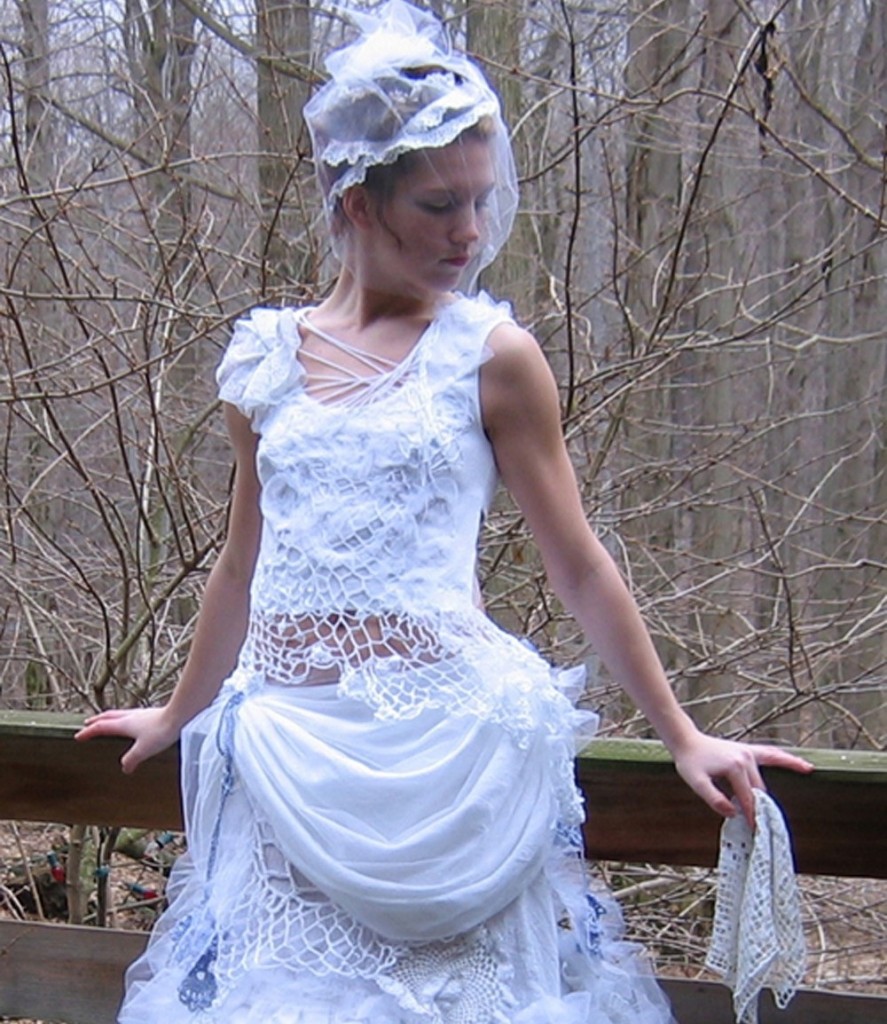 Edgy Bohemian Wedding Gown