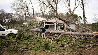 Extremely dangerous storm dumps more rain California Recovery continues after tornadoes in Alabama