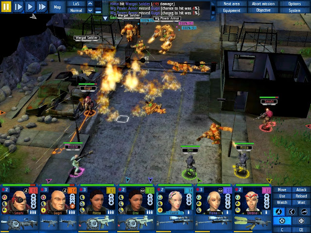 UFO Aftershock - Retreating Cyborg Screenshot