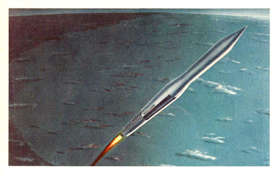 1959 Sicle : Aircraft & Missile Trading Cards #7 - Vanguard