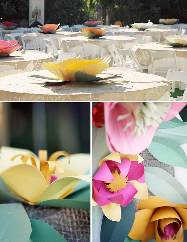 paper flowers wedding. how to make paper flowers