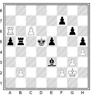 Posición de la partida de ajedrez Rausis - Pira (Francia, 1996)