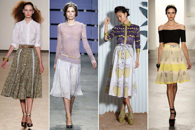 Spring 2011 Trends Fashion on Above  From Left  Spring Fashion Trends 2011 Runway Looks From Marc By