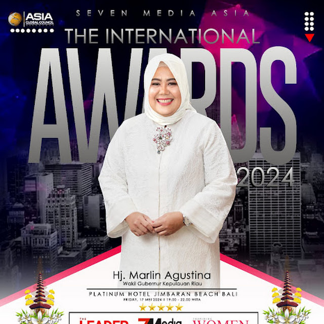 Marlin Agustina Terima Penghargaan Seven Media Asia Awards 2024