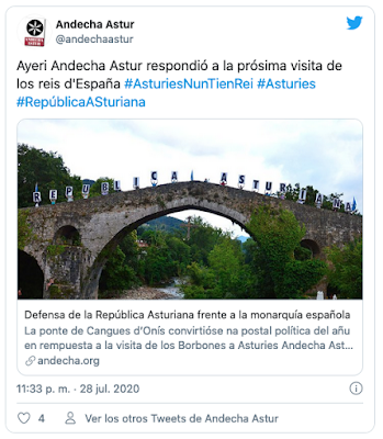 https://twitter.com/andechaastur/status/1288225971376492544?ref_src=twsrc%5Etfw%7Ctwcamp%5Etweetembed%7Ctwterm%5E1288225971376492544%7Ctwgr%5E&ref_url=https%3A%2F%2Fwww.nortes.me%2F2020%2F07%2F29%2Funa-concentracion-en-xixon-respondera-la-visita-de-los-reyes-el-jueves%2F