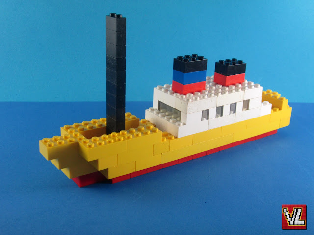 Barco em LEGO vintage