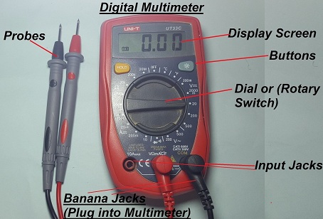 How to measure voltage on digital multimeter