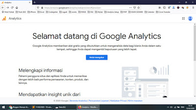 Cara daftar google analytics untuk youtube