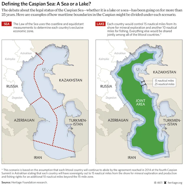 Defining the Caspian Sea: A Sea of Lake? IB:4611 / Source: Heritage Foundation Research