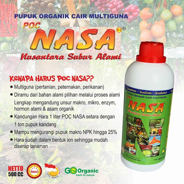 POC NASA - Pupuk Organik Cair Multifungsi Dari NASA