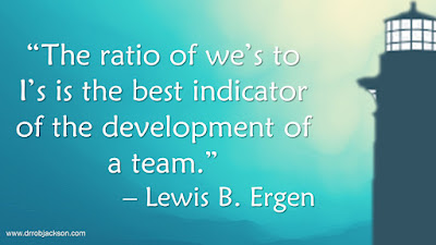 Lewis Ergen quote about Teamwork