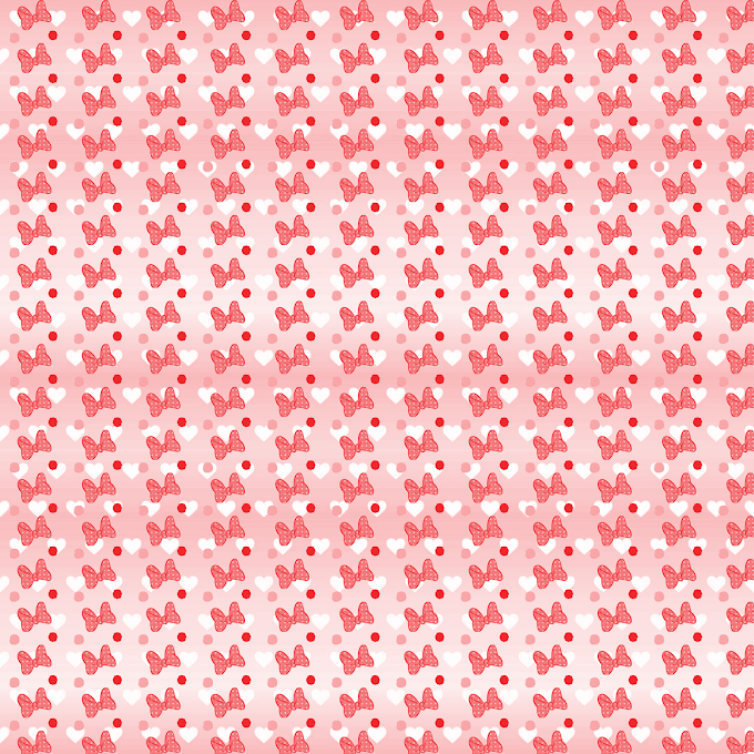 Papel digital Minnie vermelho free