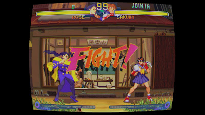 Street Fighter 30th Anniversary Collection - CRT Screen curvature - Rose VS Sakura