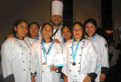 Equipo Junior chef de Escuela Zunil