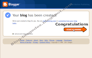 Creating a Blog on blogspot