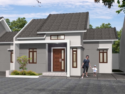 Contoh desain rumah minimalis type 60