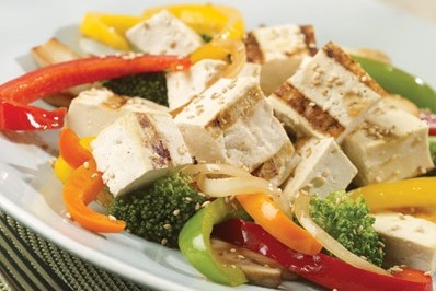 How to Make Tofu Salad with Vegetables