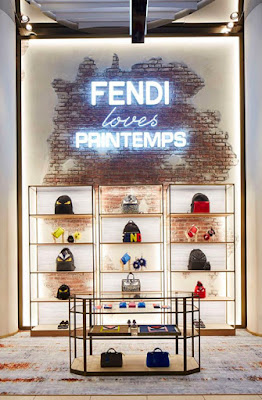 Green Pear Diaries, interiorismo, marketing, Pop Up Store, Fendi loves Printems, París