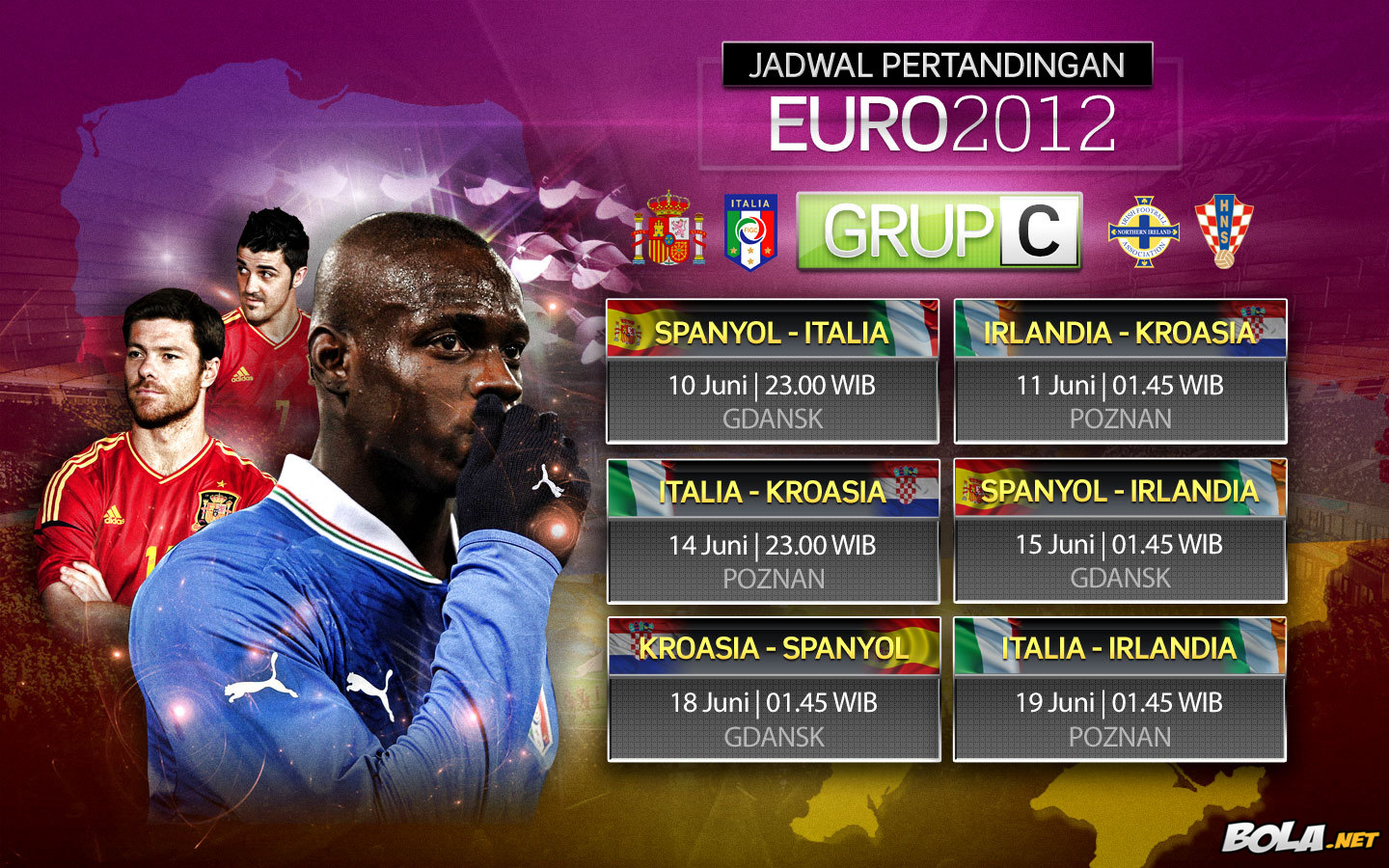 Wallpaper Jadwal EURO 2012