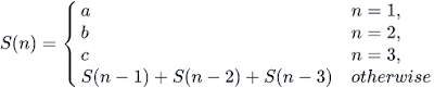 equation calculate nth term hacker rank problem