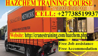 Hazchem Course Fees in South Africa +2773 851 9937