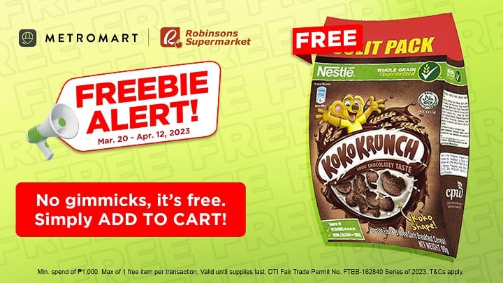 Freebie Alert! Score neat treats in Robinsons Supermarket's promo