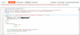 Error parsing async src of XML in Google Adsense code