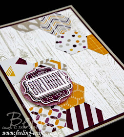 Moonlight Paper Stack Birthday Card with Hexagons - check out this blog for lots of great ideas