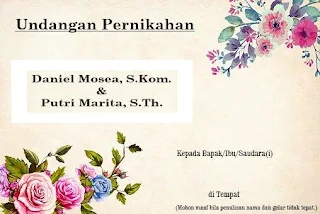 undangan pernikahan kristen bahasa indonesia