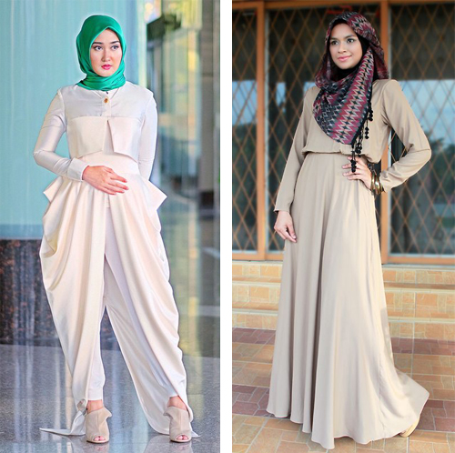16 Contoh Gambar Model Baju  Hijab  Modis Modern Terbaru 2019